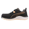 Puma Stepper BLK/Peach Low S3S ESD HRO SR női munkavédelmi cipő