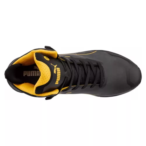 Puma XPLORE Anthr/Yellow Mid S3S ESD FO HRO SR munkavédelmi bakancs