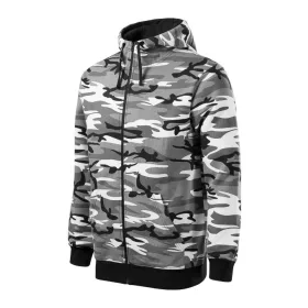 Camo Zipper Felső férfi