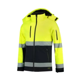 Bi-color EN ISO 20471 Softshell Softshell kabát unisex