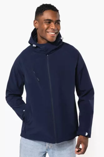 Kariban KA413 FÉRFI KAPUCNIS SOFTSHELL KABÁT S