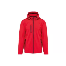   Kariban KA422 UNISZEX 3 RÉTEGŰ SOFTSHELL KAPUCNIS KABÁT LEVEHETŐ UJJAKKAL S