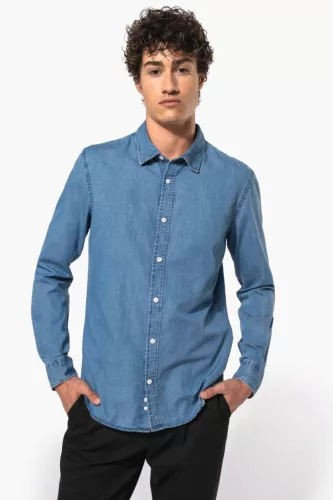 Kariban KA512 FÉRFI CHAMBRAY ING 2XL