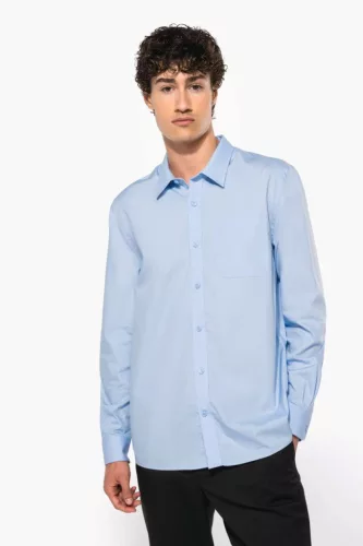 Kariban KA541 FÉRFI HOSSZÚ UJJÚ KÖNNYEN KEZELHETŐ PAMUT POPLIN ING 3XL