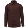 Kariban KA545 JOFREY - FÉRFI HOSZÚ UJJÚ KÖNNYEN KEZELHETŐ POLYCOTTON POPLIN ING XL