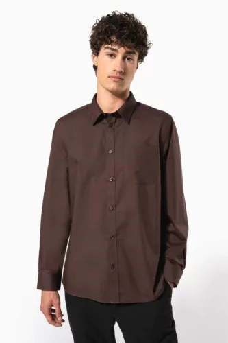 Kariban KA545 JOFREY - FÉRFI HOSZÚ UJJÚ KÖNNYEN KEZELHETŐ POLYCOTTON POPLIN ING 3XL
