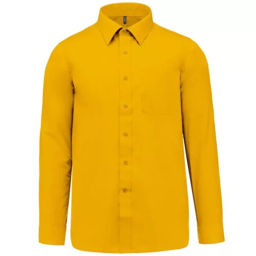 Kariban KA545 JOFREY - FÉRFI HOSZÚ UJJÚ KÖNNYEN KEZELHETŐ POLYCOTTON POPLIN ING 5XL