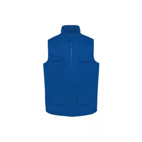   Designed To Work WK607 UNISZEX BÉLELT TÖBBZSEBES POLYCOTTON MELLÉNY XS